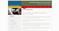 Desktop Screenshot of buchfuehrungsservice-leipzig.de
